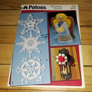 Beehive Patons Christmas Crochet Patterns #1013 (Beehive Patons #1013, 1983)